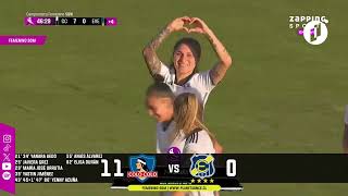 GolesP11 ColoColo 110 Everton Cuartos Vuelta Playoffs Campeonato Femenino SQM 06112024 GOLEADA [upl. by Konikow]