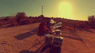 Drumming in the desert and exchanging a cymbal bag [upl. by Elin]