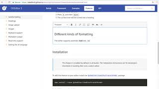 CKEditor 5  Text autoformatting [upl. by Jacob]