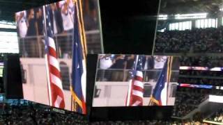 Cactus Cuties sing national anthem  Cowboys Stadium NFL preseaon football game [upl. by Matias]