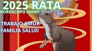 RATA 2025 HORÓSCOPO CHINO [upl. by Dorris]