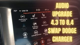 Radio and audio system upgrade Dodge Charger 43 to 84 Swap [upl. by Ornie682]