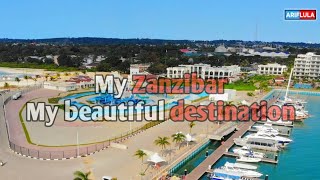 This is Zanzibar  Azam watersports amp marina at Hotel Verde Zanzibar Aerial view djimavicair [upl. by Marteena]