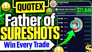 How to win every trades in Quotex🔥  Binary trading strategy 62  Trade With Rohit [upl. by Ethbin335]