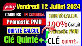 Pronostic Tiercé Quarté Quinté  Prix des Hellébores à Cabourg 12 juillet 2024 [upl. by Shelagh]