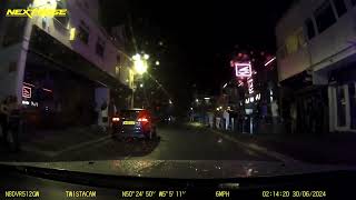 newquay cornwall dashcam 2am holiday season starts 300620\24 [upl. by Erdnoid]