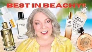 TOP 10 SUNSCREEN amp BEACHY PERFUMES PERFECT FOR SUMMER HOLIDAYS BEST BEACHY FRAGRANCES FOR HER 2023 [upl. by Red]