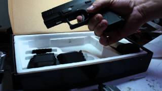 Airsoft review WE XDM compact 45 GBB airsoft pistol english [upl. by Obellia]