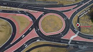 Opening Day of the multilane roundabout at Brookside Drive amp Route 105 in Fredericton NB Canada [upl. by Guimond]