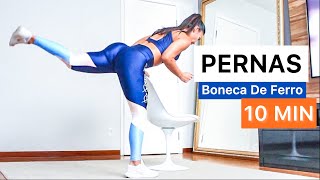 10 Min Para Aumentar A Coxa E Perder Barriga Em Casa  BONECA DE FERRO 11 [upl. by Eiramanel]