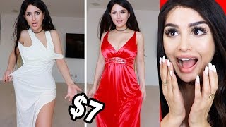 THRIFT STORE PROM DRESSES Try On Haul [upl. by Iemaj569]