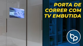 Biblos Planejados  Porta de armário com TV embutida [upl. by Sato]