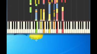 Alberto Cortez Castillos En El Aire Piano tutorial by Synthesia [upl. by Hagile]