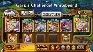 OPTC Garp Challenge Whitebeard Int [upl. by Selwin]