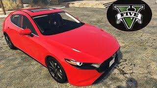 2021 Mazda 3 Hatchback mods  GTA V [upl. by Simaj542]