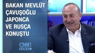 Mevlüt Çavuşoğlu canlı yayında Japonca ve Rusça konuştu [upl. by Storm]