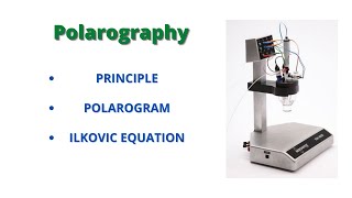 PolarographyPrinciplePolarogramPharmaceutical AnalysisB pharm [upl. by Kumagai702]