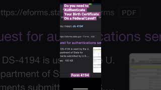 Need to Authenticate your Birth Certificate on a Federal level strawman authenticatebc [upl. by Eudoca]