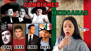 EXTRANJERA REACCIONA a CANCIONES MEXICANAS más ESCUCHADAS en el MUNDO  MÉXICO REACCIÓN [upl. by Adeehsar]