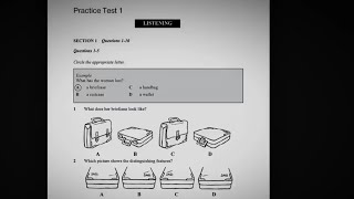 cambridge 1 test 1 HD Audio ielts listening 1080p [upl. by Iznek]