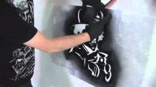 How To Create A Graffiti Stencil [upl. by Certie680]