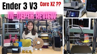 Creality Ender 3 V3 INDEPTH review does CoreXZ not XY make any difference on a bed slinger [upl. by Animrac709]