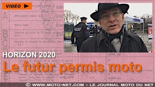 Premières informations sur le nouveau permis moto 2020 [upl. by Atiuqa]