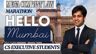 Mumbai Company Law Marathon  CS Executive  Prof Zubair Jahangir Register Now [upl. by Melva604]