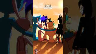 Then vs Now 🎯😎 201720202024 ❤ fash Animation edit sonic fnaf animation cartoonia tobyfox [upl. by Noruq]