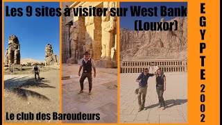 Égypte  Louxor  Les visites Incontournables à West Bank pour un premier voyage [upl. by Schwinn]