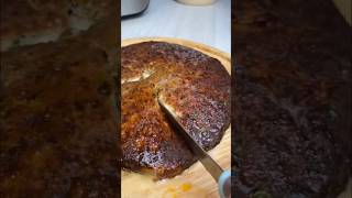 XXL GIANT Greek Stuffed Burger quot Bifteki quot in the Air fryer greece food shorts [upl. by Entirb]