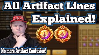 All Artifact Lines Explained  With Timestamps  Summoners War [upl. by Zirtaeb]