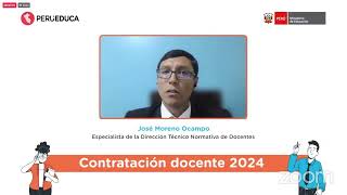 Proceso de contratación docente 2024 [upl. by Nalaf]