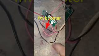 FM radio booster checking video [upl. by Tersina266]