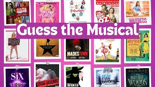 Guess the Musical Broadway Favourites Part 2 [upl. by Ellersick]