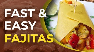 Fast and Easy Fajitas  Full Recipe [upl. by Stubbs]