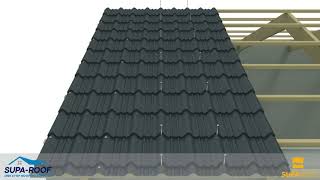 How to install SupaTile roof covering [upl. by Inavoj]