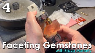 Faceting Gemstones 4  Cold Dopping Gemstones with Epoxy [upl. by Kulda]