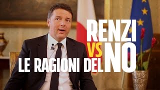 Sette ragioni del No al referendum costituzionale smontate da Matteo Renzi [upl. by Byran510]