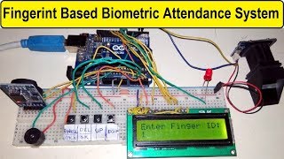 Fingerprint Based Biometric Attendance System using Arduino [upl. by Quick]