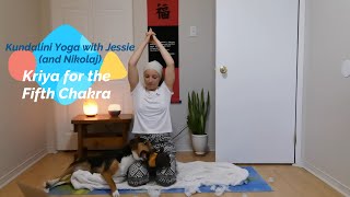 Kundalini Yoga with Jessie and Nikolaj Kriya for the Fifth Chakra Throat Chakra [upl. by Ethyl]