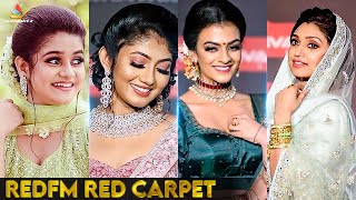 Celebrities at Red FM Red Carpet  Chaithania Prakash Sija Rose Swasika Vijay  Swayamvara Silks [upl. by Nosemyaj]