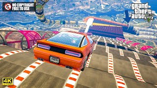 GTA 5 No Copyright Gameplay 204 Mega Ramp Free To Use Ultra Realistic Graphics Gameplay 4K10 [upl. by Kavita912]