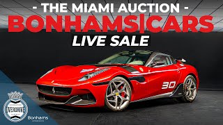 BonhamsCars The Miami Auction  Live stream [upl. by Ahsir]