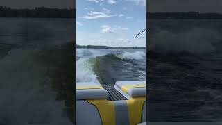 Swell Wake Shaper 2009 Super Air Nautique 230 Surf Wave quotThe biggest shes seen itquot [upl. by Ternan]