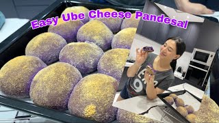 UBE CHEESE PANDESAL RECIPE  Soft and fluffy ube pandesal  Ellaine Duya [upl. by Ayokal]