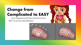 Invisalign ClinCheck  Complicated to EASY [upl. by Orodisi]