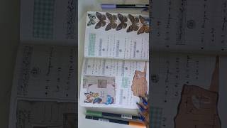 August 2023 bujo flip throughbutterfly amp mushroom theme bujocommunity bujo bujoideas [upl. by Nylahs744]