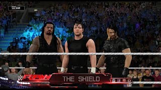 How to make the shield in wwe 2k16 [upl. by Cavallaro]