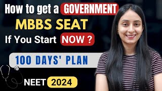 Is it too late to Crack NEET 2024🤔 100 Days Plan🔥 neet neet2024 strategy [upl. by Rubi]